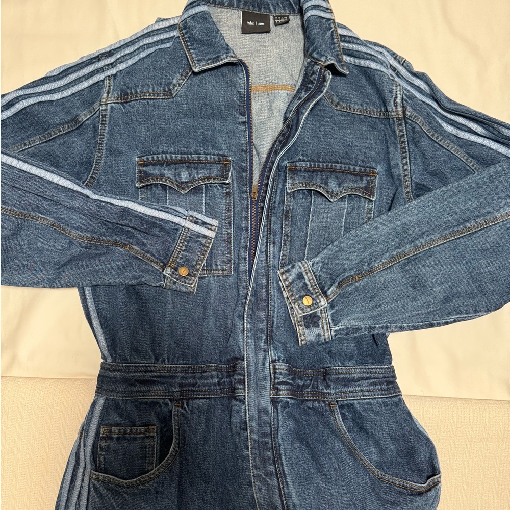 Adidas x IVY Park Blue Denim Jumpsuit